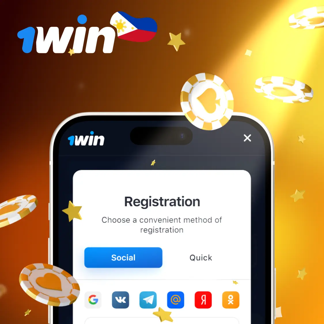 1win app registration